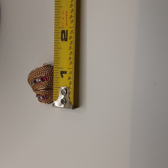 Vintage Marcel Boucher Swirl Clip On Earrings - Excellent Used Condition - Picture 10 of 13